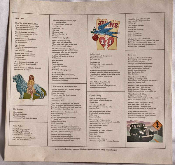 Carpenters : A Song For You (LP,Album)
