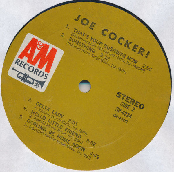 Joe Cocker : Joe Cocker! (LP,Album)