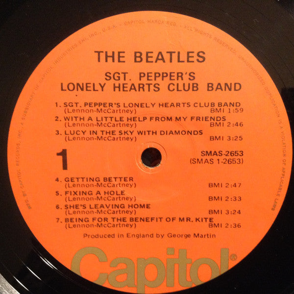 Beatles, The : Sgt. Pepper's Lonely Hearts Club Band (LP,Album,Reissue)