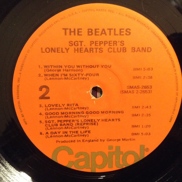 Beatles, The : Sgt. Pepper's Lonely Hearts Club Band (LP,Album,Reissue)