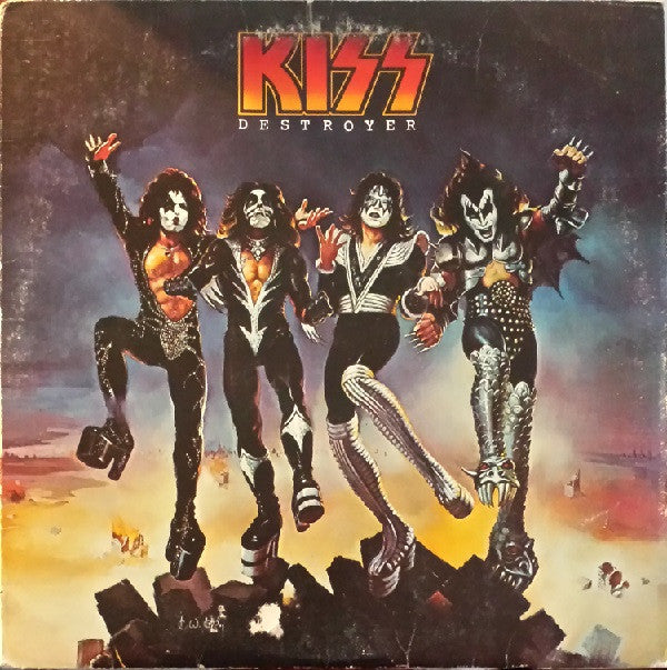 Kiss : Destroyer (LP,Album,Repress,Stereo)