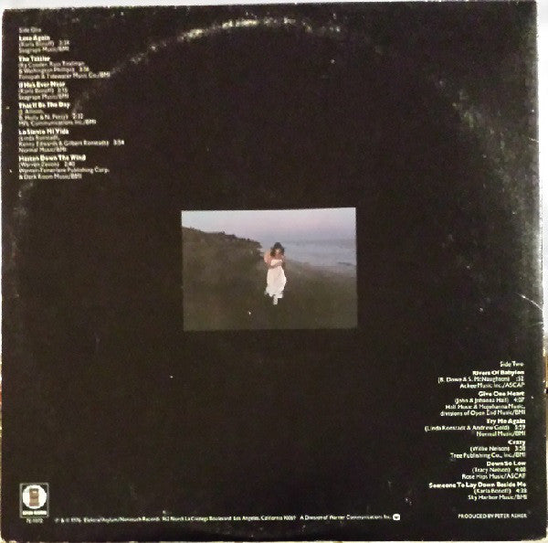 Linda Ronstadt : Hasten Down The Wind (LP,Album,Stereo)