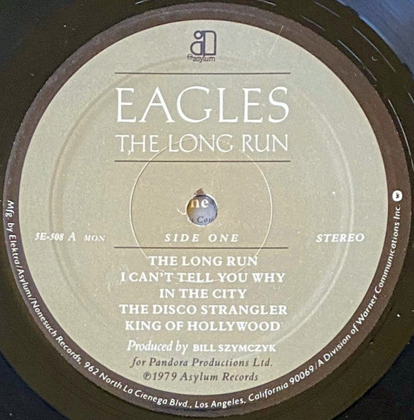 Eagles : The Long Run (LP,Album,Stereo)