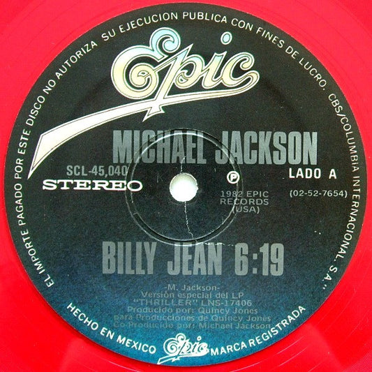 Michael Jackson : Billy Jean / Largate (Beat It) (12",33 ⅓ RPM,Limited Edition,Misprint,Stereo)