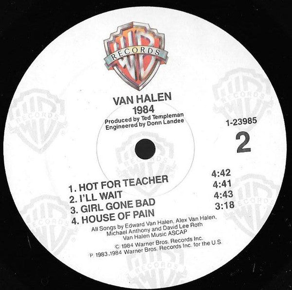Van Halen : 1984 (LP,Album)
