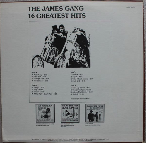 James Gang : 16 Greatest Hits (LP,Compilation,Reissue)