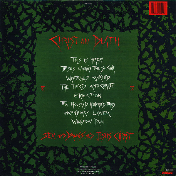 Christian Death : Sex And Drugs And Jesus Christ (LP,Album)