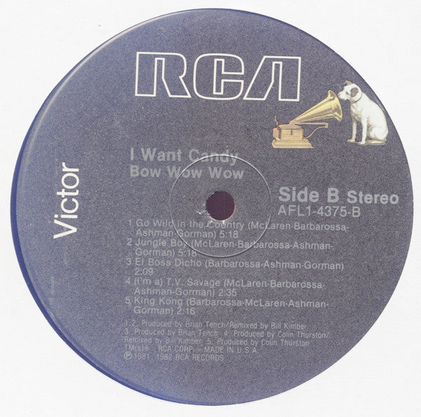 Bow Wow Wow : I Want Candy (LP,Album)