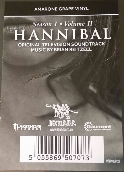 Brian Reitzell : Hannibal: Season I - Volume II (Original Television Soundtrack) (LP,Album,Limited Edition)