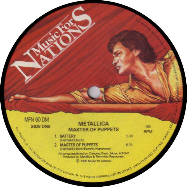 Metallica : Master Of Puppets (12",Album,Limited Edition,45 RPM,Reissue)