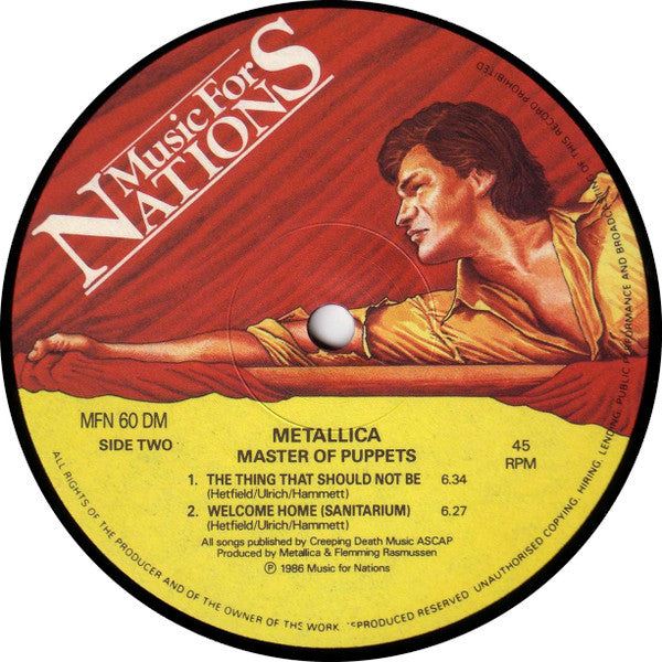 Metallica : Master Of Puppets (12",Album,Limited Edition,45 RPM,Reissue)