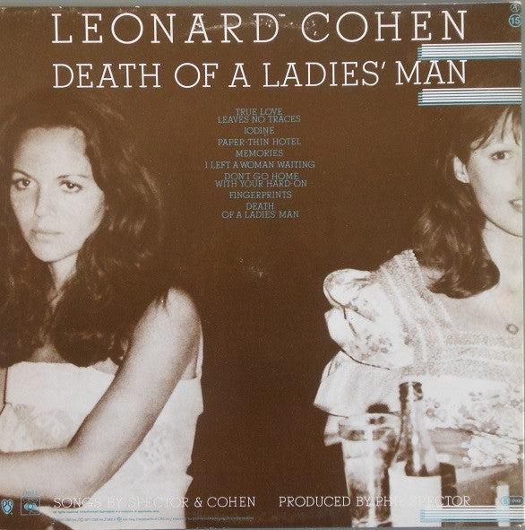 Leonard Cohen : Death Of A Ladies' Man (LP,Album)