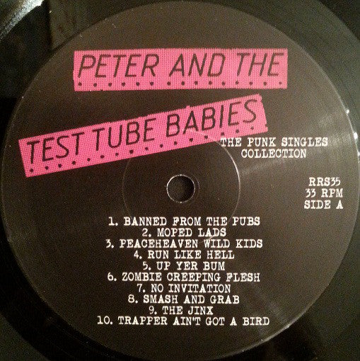 Peter And The Test Tube Babies : The Punk Singles Collection (LP,Compilation,Reissue)