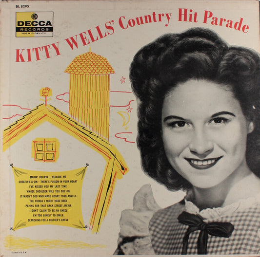 Kitty Wells : Kitty Wells' Country Hit Parade (LP,Mono)
