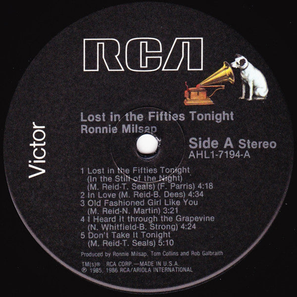 Ronnie Milsap : Lost In The Fifties Tonight (LP,Album)