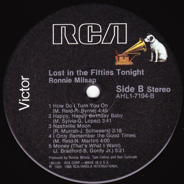 Ronnie Milsap : Lost In The Fifties Tonight (LP,Album)