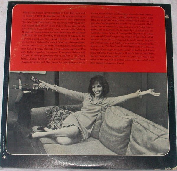Helen Gurley Brown : At Town Hall (LP,Album)