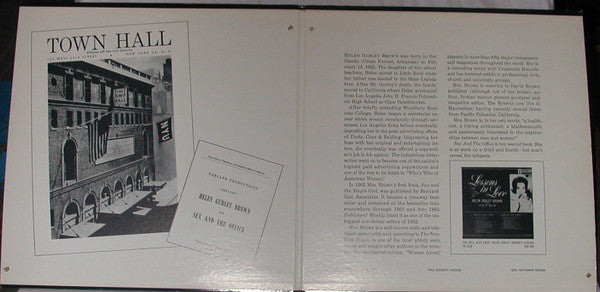 Helen Gurley Brown : At Town Hall (LP,Album)