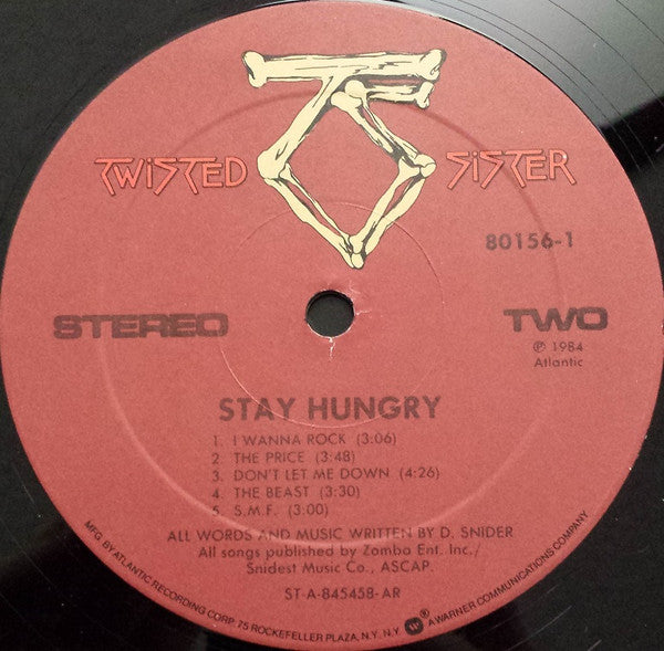 Twisted Sister : Stay Hungry (LP,Album)