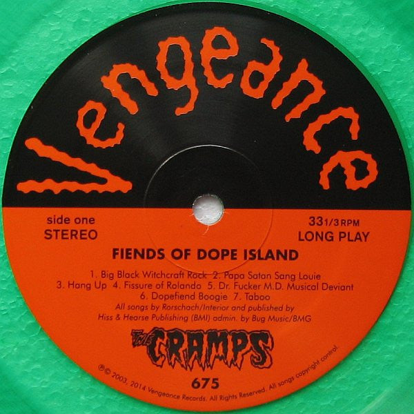 Cramps, The : Fiends Of Dope Island (LP,Album,Limited Edition,Reissue)