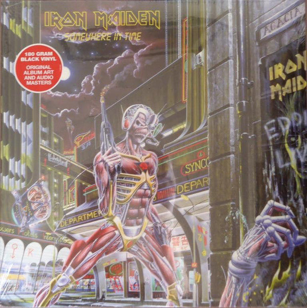 Iron Maiden : Somewhere In Time (LP,Album,Reissue)