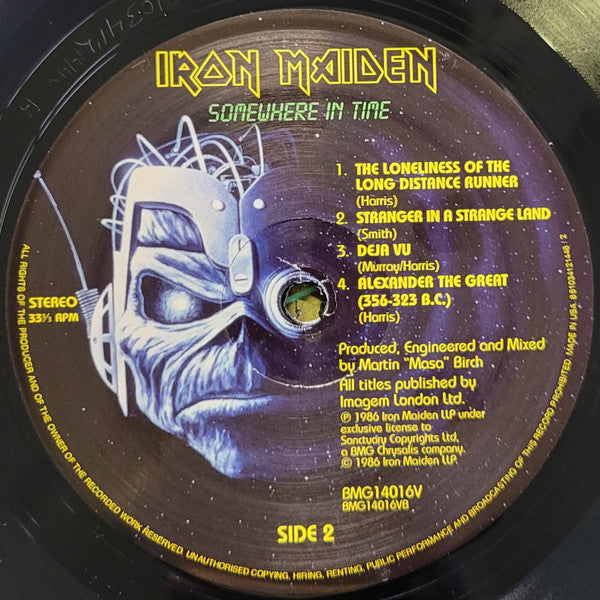 Iron Maiden : Somewhere In Time (LP,Album,Reissue)