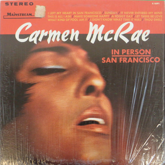 Carmen McRae : In Person / San Francisco (LP,Album,Reissue,Repress,Stereo)