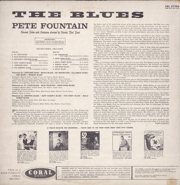 Pete Fountain : The Blues (LP,Album,Mono)