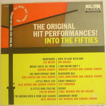 Various : The Original Hit Performances Into The Fifties (LP,Compilation)