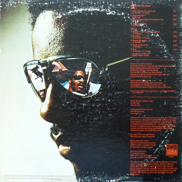 Stevie Wonder : Music Of My Mind (LP,Album,Stereo)
