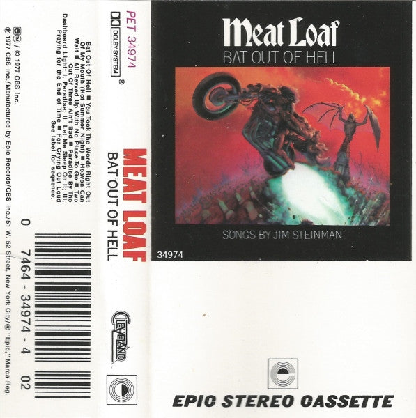 Meat Loaf : Bat Out Of Hell (Album,Reissue)