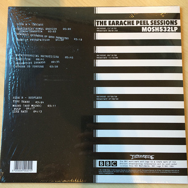 Carcass / Godflesh : The Earache Peel Sessions (Grind Madness At The BBC) (LP,Compilation)