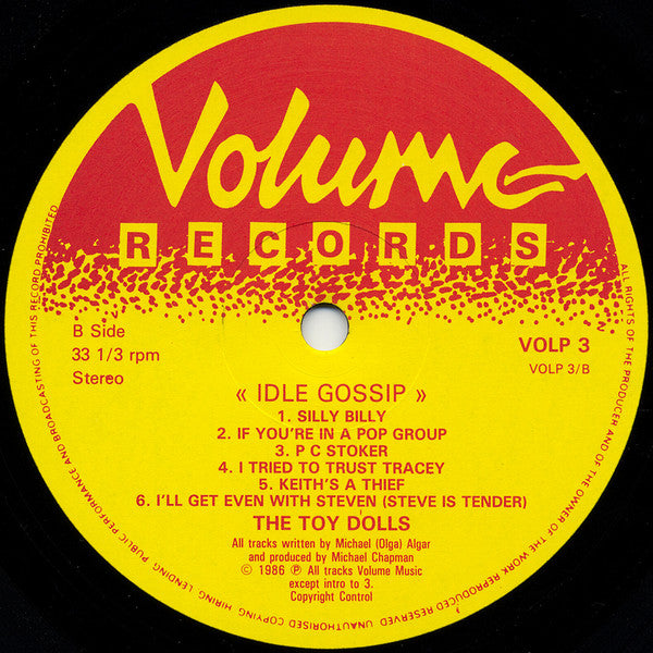 Toy Dolls : Idle Gossip (LP,Album)