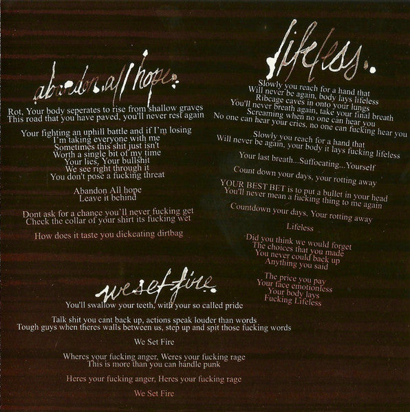 Years Spent Cold : Moving Heaven To Hell (Album)