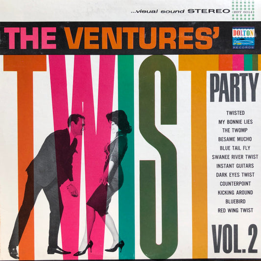 Ventures, The : Twist Party Vol. 2 (LP,Album,Stereo)