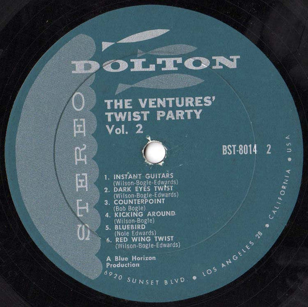 Ventures, The : Twist Party Vol. 2 (LP,Album,Stereo)