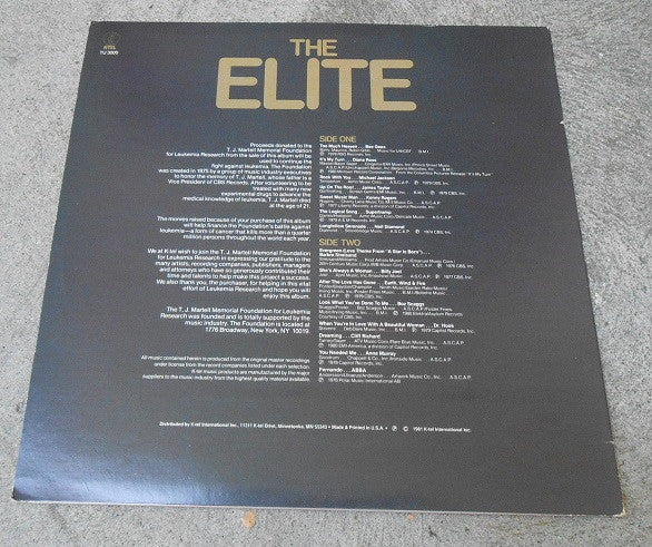 Various : The Elite (LP,Compilation)