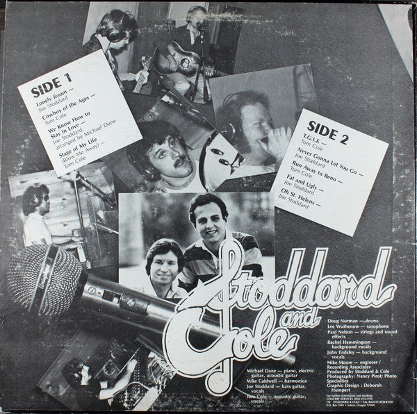 Joe Stoddard (2) And Tom Cole (3) : Stoddard And Cole (LP)