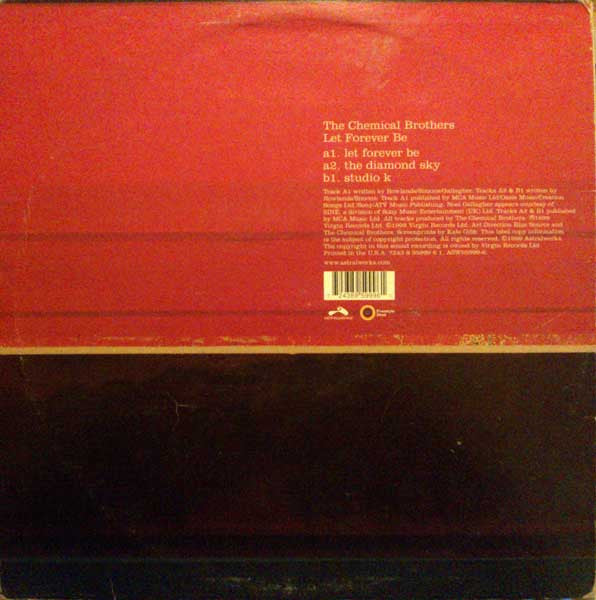 Chemical Brothers, The : Let Forever Be (12",33 ⅓ RPM)