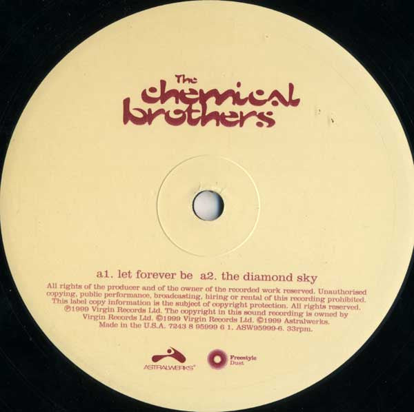Chemical Brothers, The : Let Forever Be (12",33 ⅓ RPM)