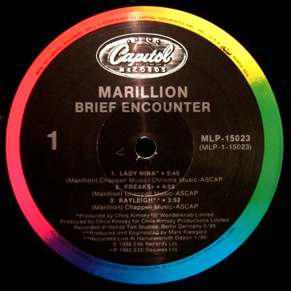 Marillion : Brief Encounter (LP,Mini-Album)