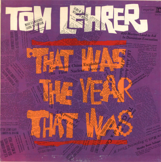 Tom Lehrer : That Was The Year That Was (LP,Album,Mono)