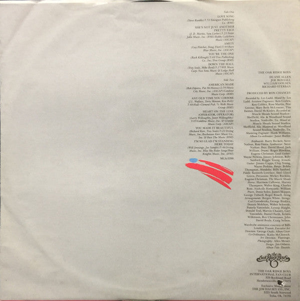Oak Ridge Boys, The : American Made (LP,Album)