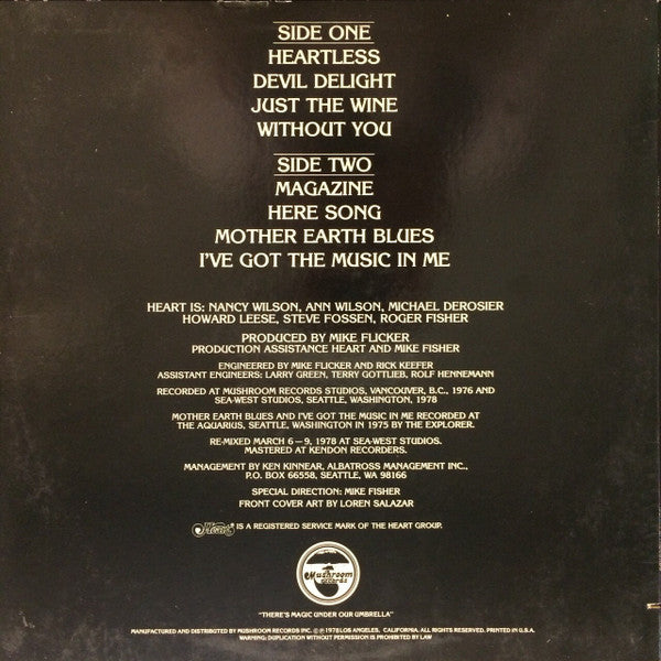 Heart : Magazine (LP,Album,Reissue)