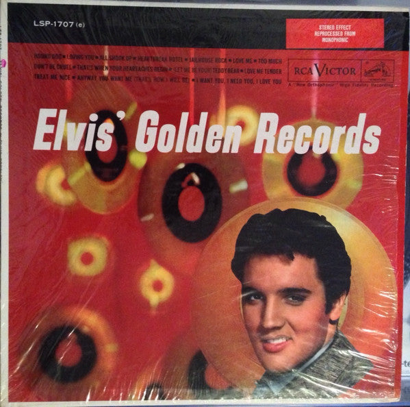 Elvis Presley : Elvis' Golden Records (LP,Compilation,Reissue,Stereo)