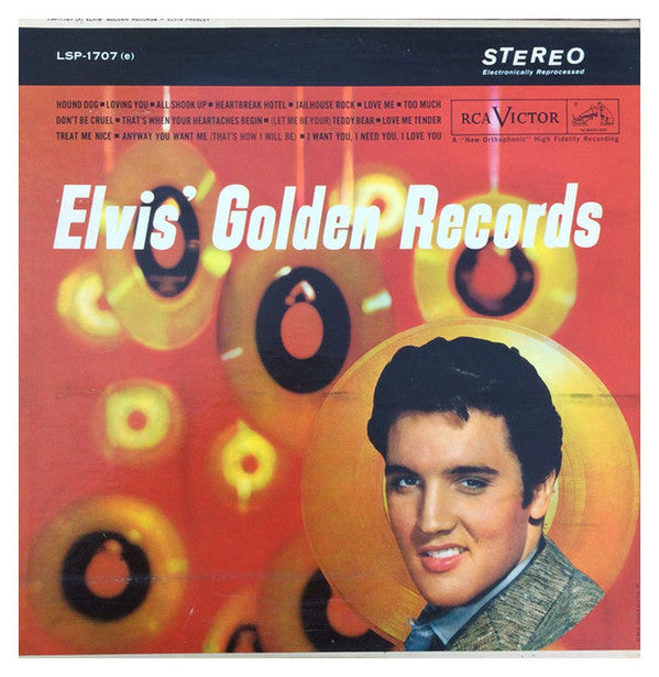 Elvis Presley : Elvis' Golden Records (LP,Compilation,Reissue,Stereo)