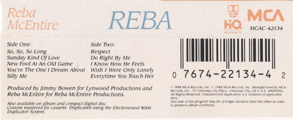 Reba McEntire : Reba (Album)