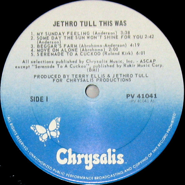 Jethro Tull : This Was (LP,Album,Reissue,Stereo)