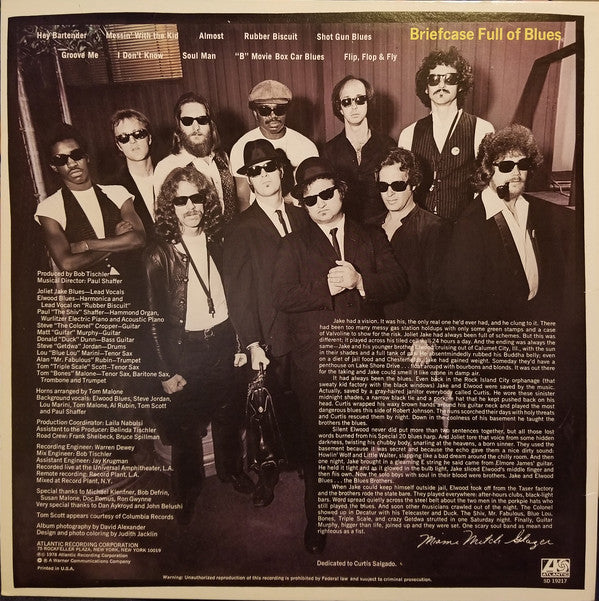 Blues Brothers, The : Briefcase Full Of Blues (LP,Album)