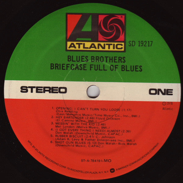 Blues Brothers, The : Briefcase Full Of Blues (LP,Album)
